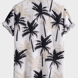 Ensemble Apolline — chemise à imprimé palmiers & short de bain