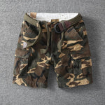 COTTON CARGO SHORTS FOR MEN