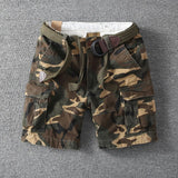 COTTON CARGO SHORTS FOR MEN