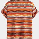 Ensemble — chemise cubaine géométrique & short de bain