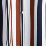 Ensemble Capucine — chemise à rayures colorées & short de bain