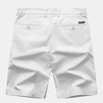 Ensemble — polo en maille texturée contrastante à col V & short chino en coton