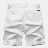 Ensemble — polo en maille texturée contrastante à col V & short chino en coton