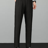 Ensemble — polo en maille texturée contrastante & pantalon fuselé coupe slim