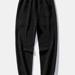 Ensemble — sweat jacquard à damier et col zippé & pantalon de jogging