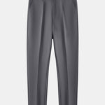 Ensemble — polo en maille rayée dégradée & pantalon fuselé coupe slim