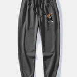 Ensemble — sweat à col rond coupe décontractée à imprimé ours & pantalon de jogging