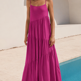 Isaure | Robe aérienne à volants étagés