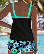 Ensemble Tankini Deux Pièces Élégant