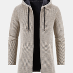 Ensemble — pull à capuche texturé long & pantalon cargo de jogging chino
