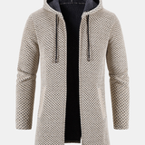 Ensemble — pull à capuche texturé long & pantalon cargo de jogging chino