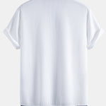 Ensemble — chemise côtelée contrastante & short côtelé à cordon