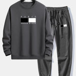 Ensemble — sweat à col rond à imprimé Paris & pantalon de jogging