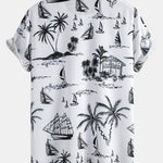 Ensemble — chemise à imprimé nautique & short de bain