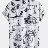 Ensemble — chemise à imprimé nautique & short de bain