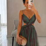 Maud | Robe de soirée longue et fluide