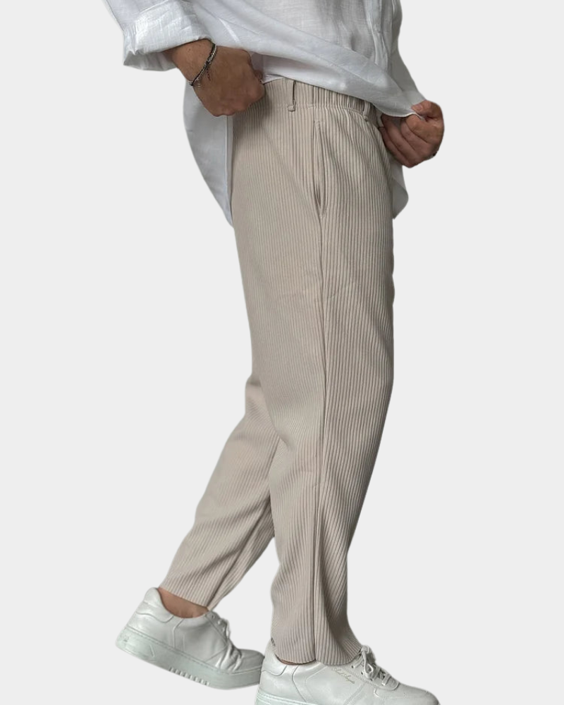 Fredie | Elegant ribbed trousers