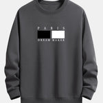 Ensemble — sweat à col rond à imprimé Paris & pantalon de jogging