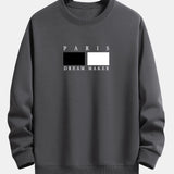 Ensemble — sweat à col rond à imprimé Paris & pantalon de jogging