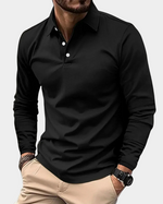 Adrian | Modern long-sleeved polo shirt