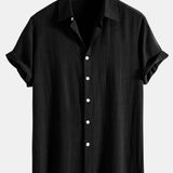 Capucine — Chemise boutonnée en lin et viscose