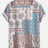 Ensemble — chemise à imprimé foulard & short de bain
