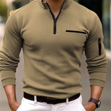 ZIP COLLAR SHIRT FOR MEN
