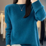 Pierrette | Pull en maille fine à poignets côtelés