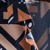 Ensemble Sidonie — chemise à imprimé géométrique & short de bain