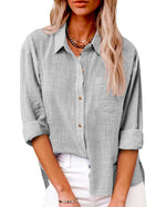 Martine | Chemise ample à poche poitrine