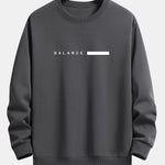 Ensemble — sweat à col rond à imprimé rayé & pantalon de jogging
