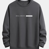 Ensemble — sweat à col rond à imprimé rayé & pantalon de jogging