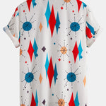 Ensemble — chemise à imprimé géométrique atomique & short de bain