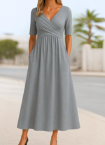 Dominique | Robe portefeuille stylée
