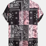 Ensemble Bérénice — chemise à imprimé paisley & short de bain
