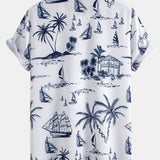 Ensemble — chemise à imprimé nautique & short de bain