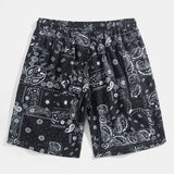 Ensemble — chemise à imprimé paisley & short de bain à cordon