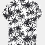 Ensemble — chemise à imprimé palmiers coupe décontractée & short de bain à imprimé palmiers