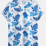Ensemble — chemise à imprimé tortues & short de bain