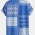 Ensemble Capucine — chemise à bordure paisley & short de bain