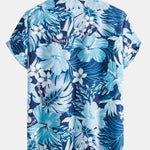 Ensemble — chemise à imprimé tropical et instruments de musique & short de bain