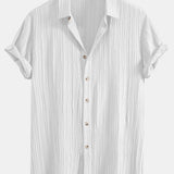 Ensemble Capucine — chemise texturée froissée & short texturé froissé à cordon