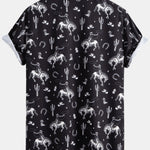 Ensemble — chemise à imprimé western et cactus & short de bain
