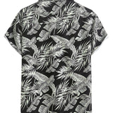 Ensemble Améline — chemise à imprimé plantes tropicales & short de bain à cordon