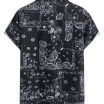 Ensemble — chemise à imprimé paisley & short de bain à cordon