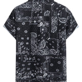 Ensemble — chemise à imprimé paisley & short de bain à cordon