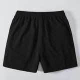 Ensemble — polo crocheté à col V & short texturé froissé à cordon
