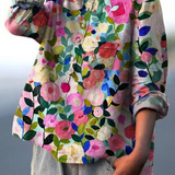 Andrée | Blouse vintage française à fleurs