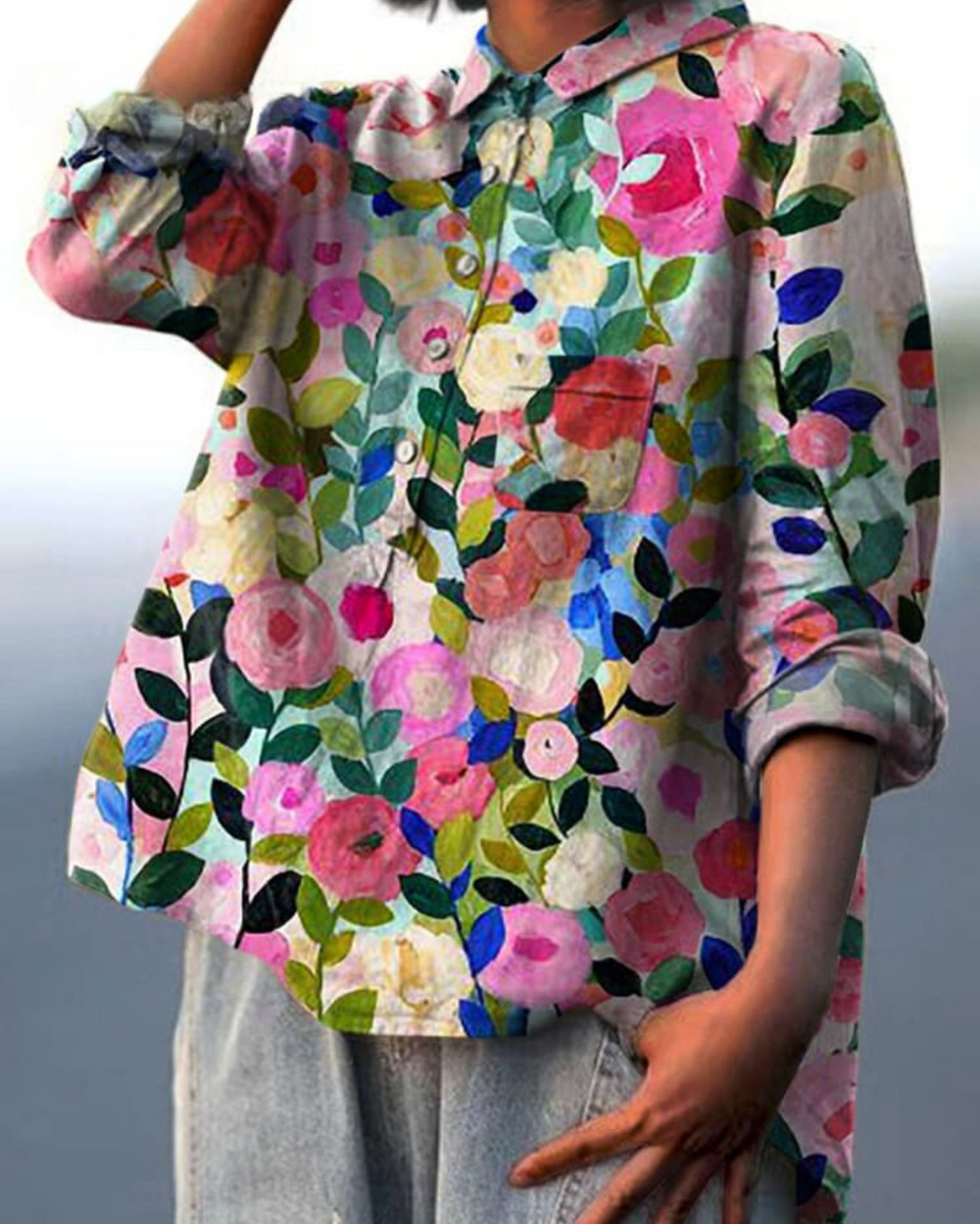 Une blouse, du café au dîner.