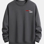 Ensemble — sweat à col rond coupe décontractée à imprimé rayé Paris & pantalon de jogging